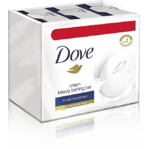 Dove Bathing Soap Cream Beauty 3 x 125g