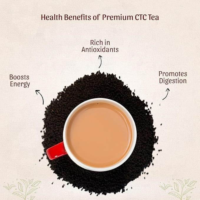 Golden Tips Applause Premium CTC Tea – Strong Assam CTC Black Tea,Rich Aroma & Full-Bodied Taste,Best with Milk (250g) view 5
