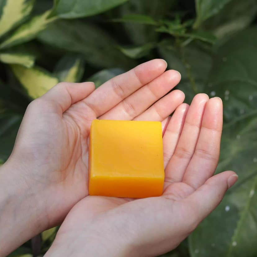 Bare Necessities Love is in the Hair Organic Conditioner Bar for Healthy Shiny Silky Smooth Hair view 3