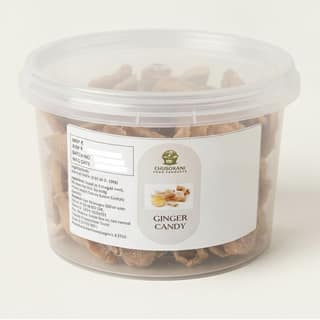 Ginger Candy - 100 gm - One plastic container of ginger candy