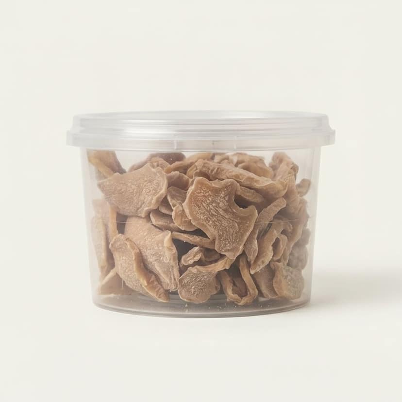 Ginger Candy - 100 gm - One plastic container of ginger candy view 3