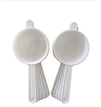 Plastic Double Mesh Tea Strainer, White, 8.5 cm view 5