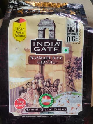 India gate basmati rice classic