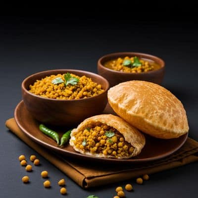 Stuffed Sattu Poori