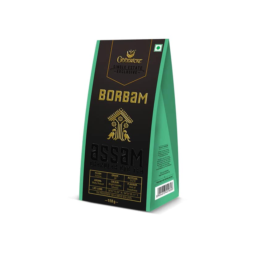 Goodricke Borbam Single Estate Assam CTC Tea, 150 gm - undefined