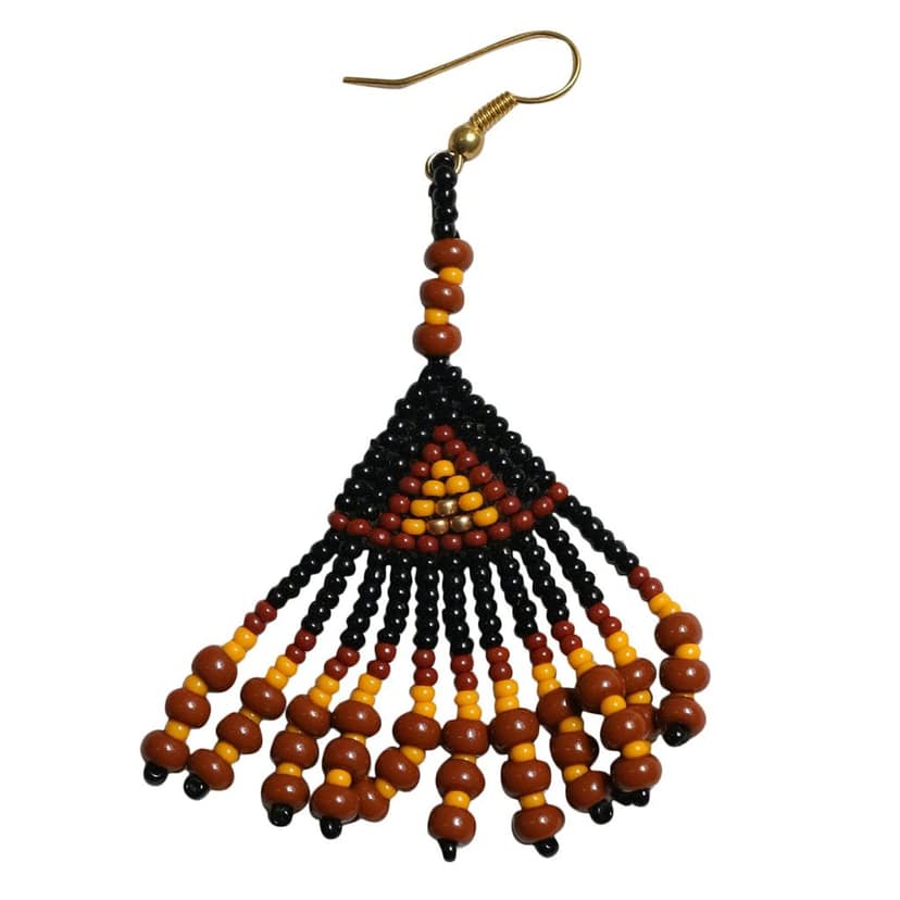 Garvi Gurjari (A Gujarat Govt Enterprise Black Beaded Choker Necklace Set for Women view 3