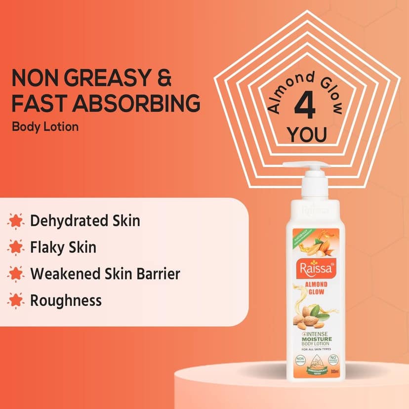 Raissa Body Lotion - Almond Glow, 100ml view 6