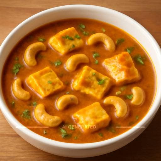 Kaju Paneer Curry