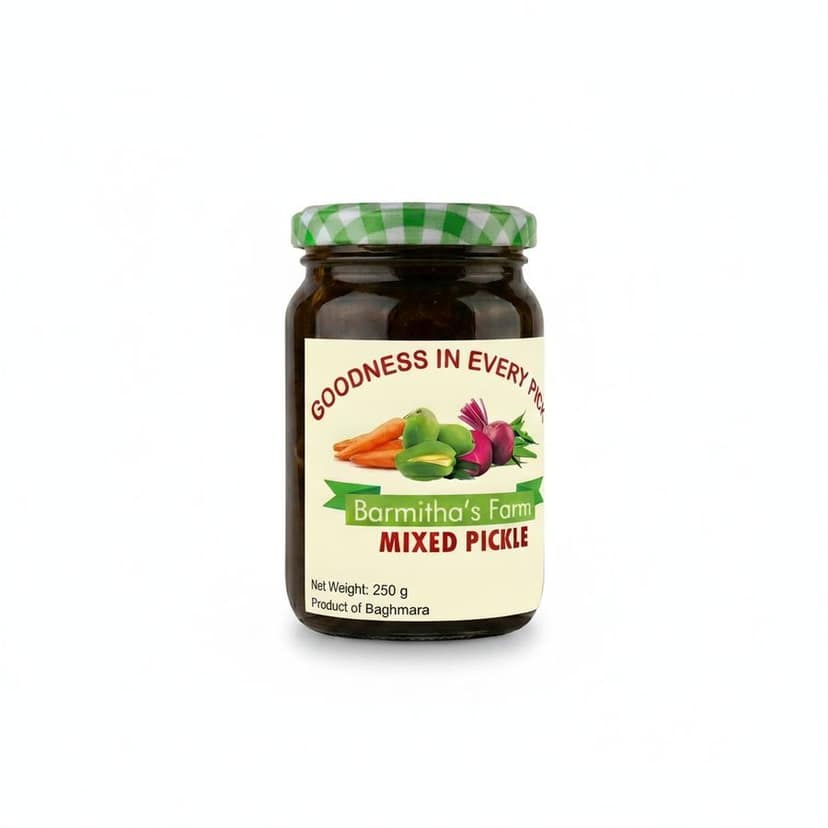 Mixed Pickle - 250 gm - One glass jar