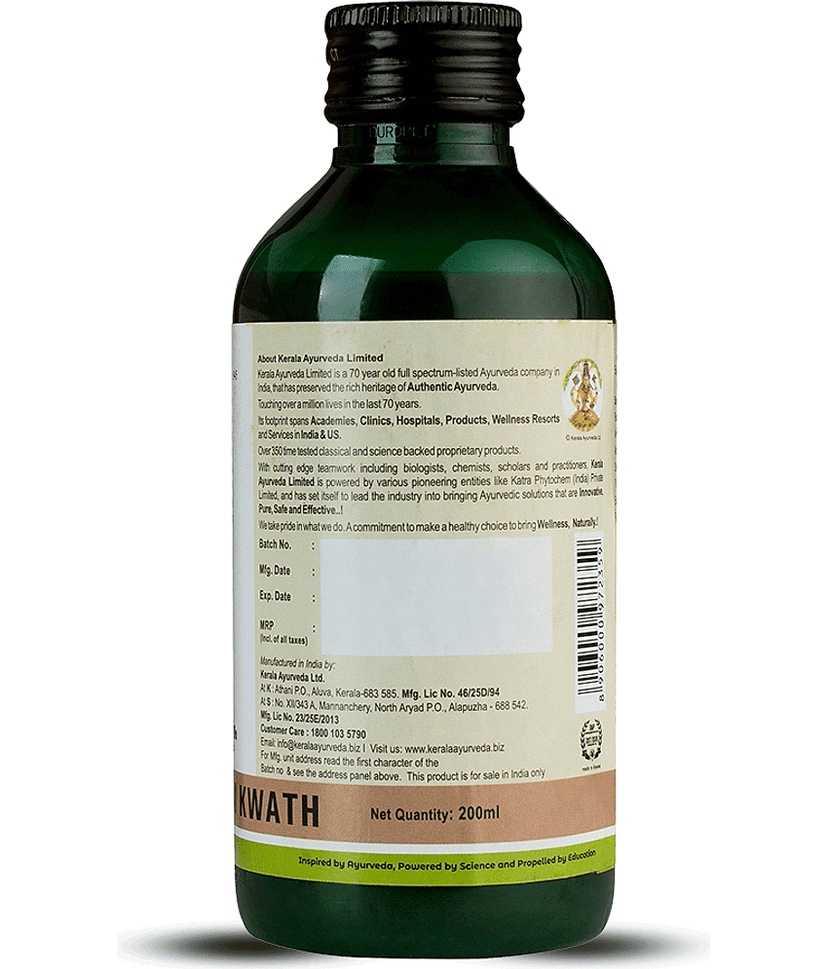 Kerala Ayurveda Rasnasapthakam Kwath, 200 ml view 2
