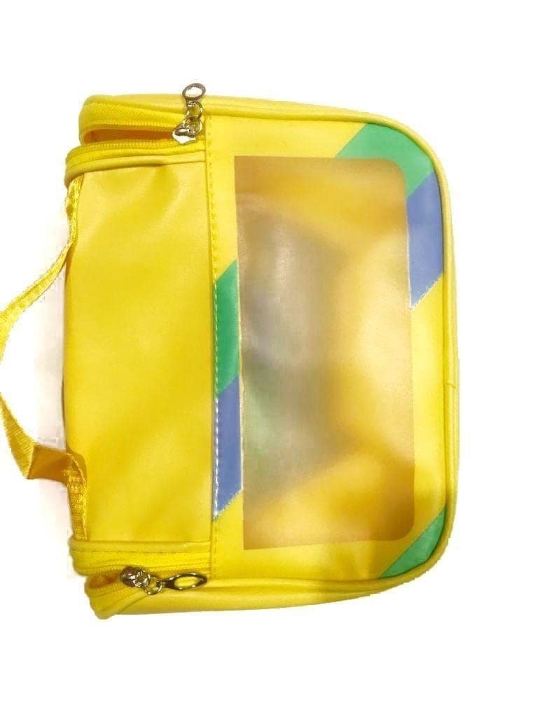 GOKULAM Multi-Functional Large Makeup Pouch for Women | Waterproof PVC Cosmetic Bags with Hook for Girls | Toiletry Storage Wash Bag | Travel Organizer for Bath Accessories & Grooming Kit view 6