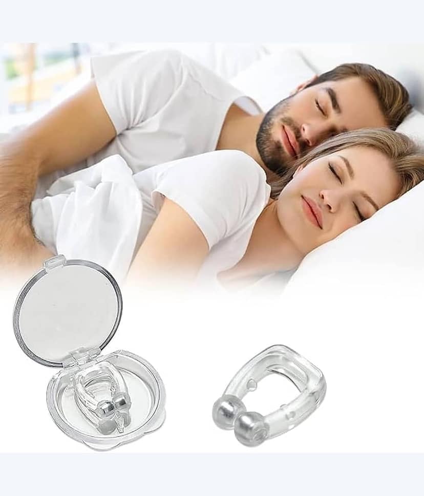 Purple Dust Anti Snoring Nose Clip Devices for Men and Women, Snoring stopper, Snore Free Magnetic Nose Clip, Snoring Solution