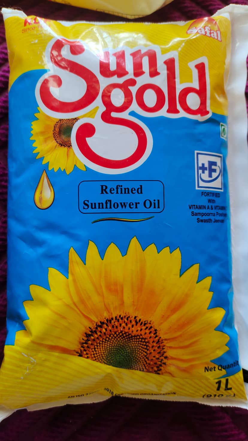 Safal sun gold refined sunflower oil