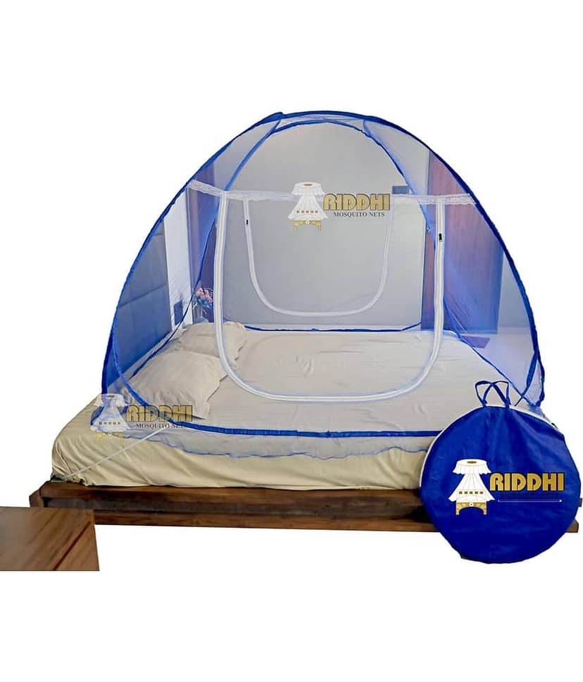 Riddhi Mosquito Net - Blue Polyester Tent Mosquito Net ( Pack of 1 )