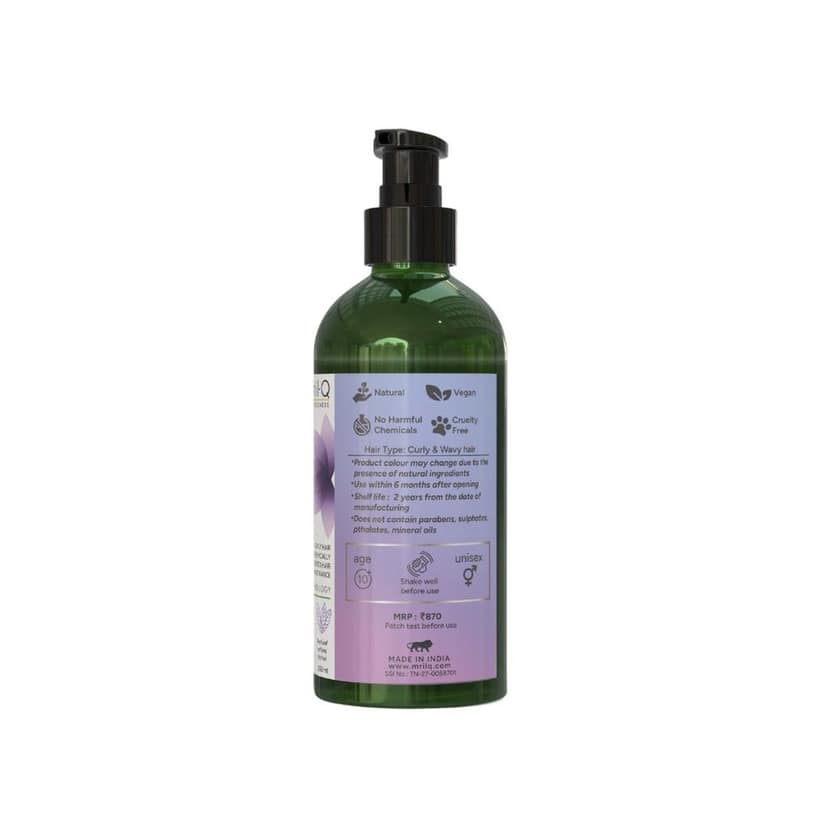 MrilQ Violet Breeze | Conditioning Shampoo | Dry, Curly, Chemically Treated Hair | Sulphate, Paraben & SLS Free view 2