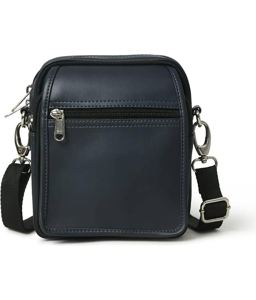 MATRICE - Blue Solid Messenger Bag