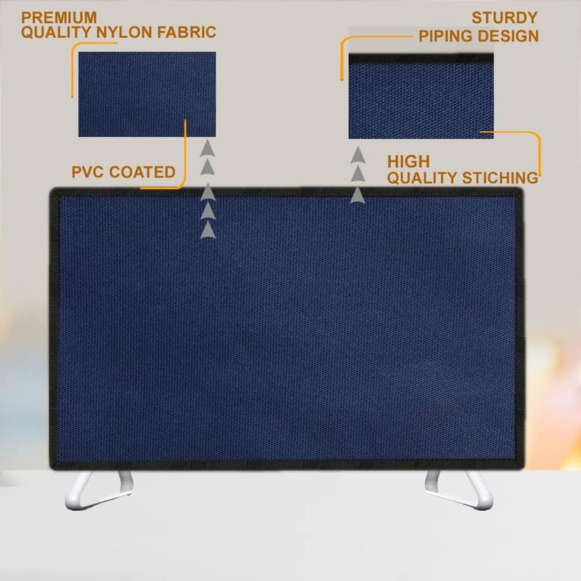 PalaP Super Premium Dust Proof Monitor Cover for Lenovo All in ONE Desktop 24 inches (Grey) view 4