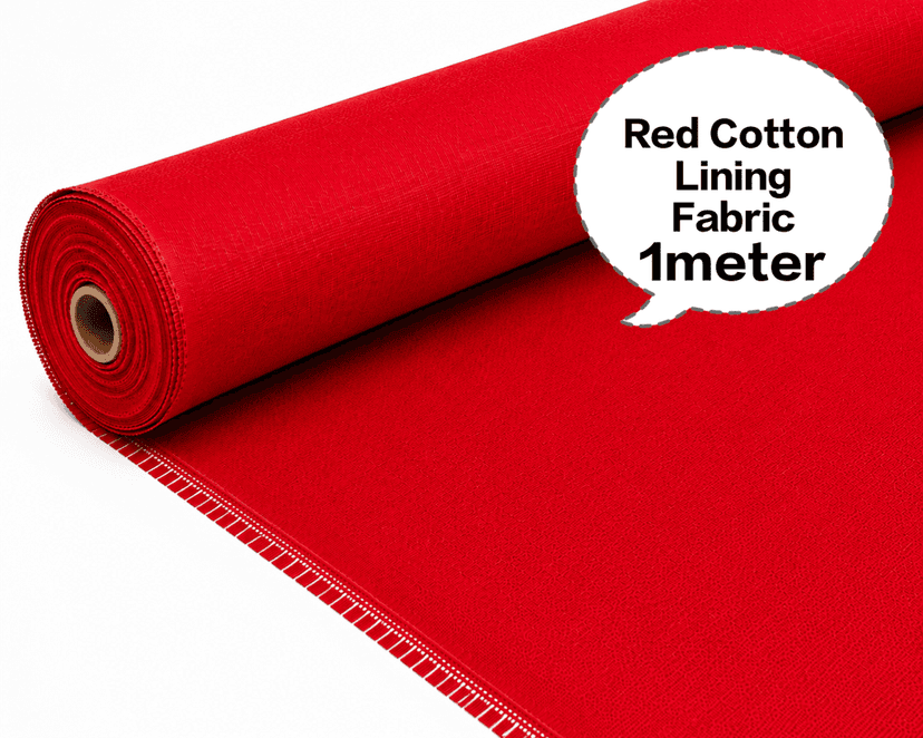 Red Cotton Lining Fabric (Chhota Panna), Red Cotton Lining Fibre (Chhota Panna), Red Lining Cloth (Chhota Panna), Soft Red Cotton Lining (Chhota Panna), Red Garment Lining Fabric (Chhota Panna)