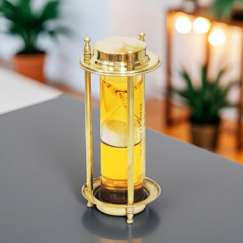 Brass Showpiece Sand Timer (MRMAS214 B)