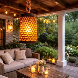 WEEBIZ Jullian11 Wall Lights, Ceiling Lights, Hanging Lights (Pendant Lights), Wall Lights Lamp Shade (Bamboo)