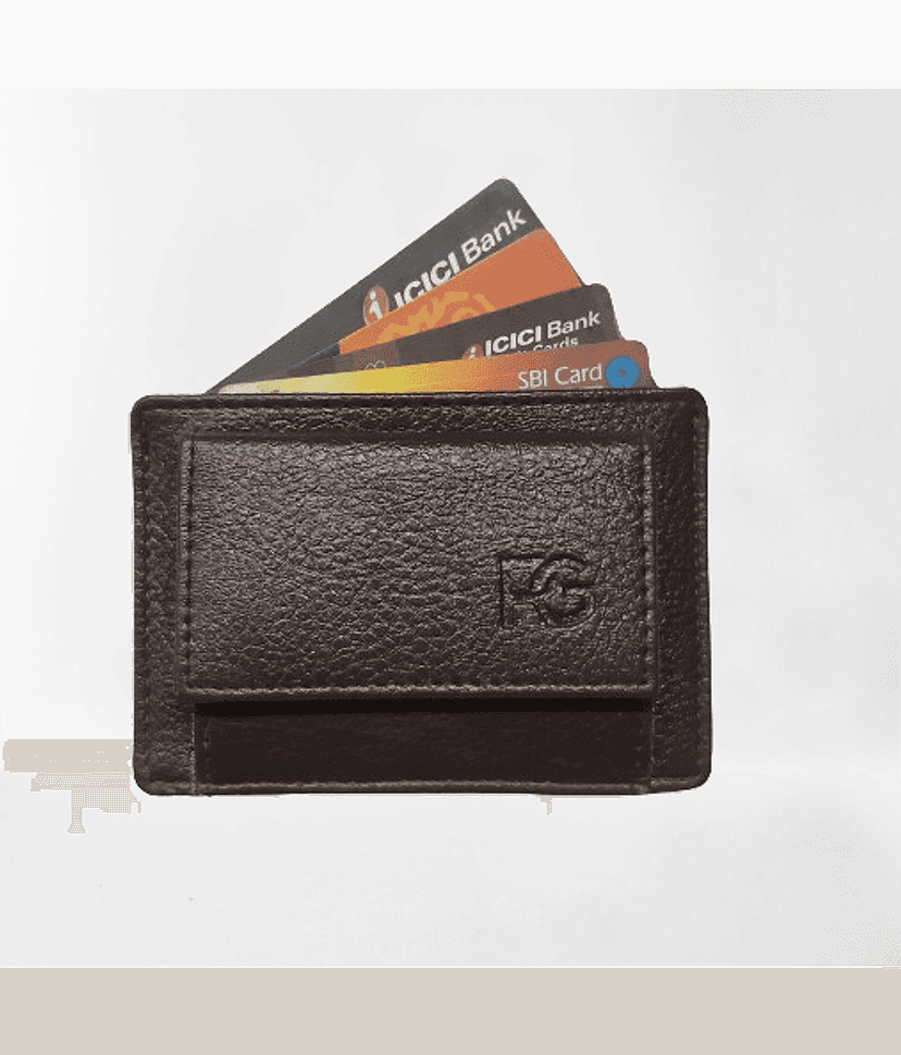 RAGE GAZE PU Leather Card Holder ( Pack of 1 ) view 2