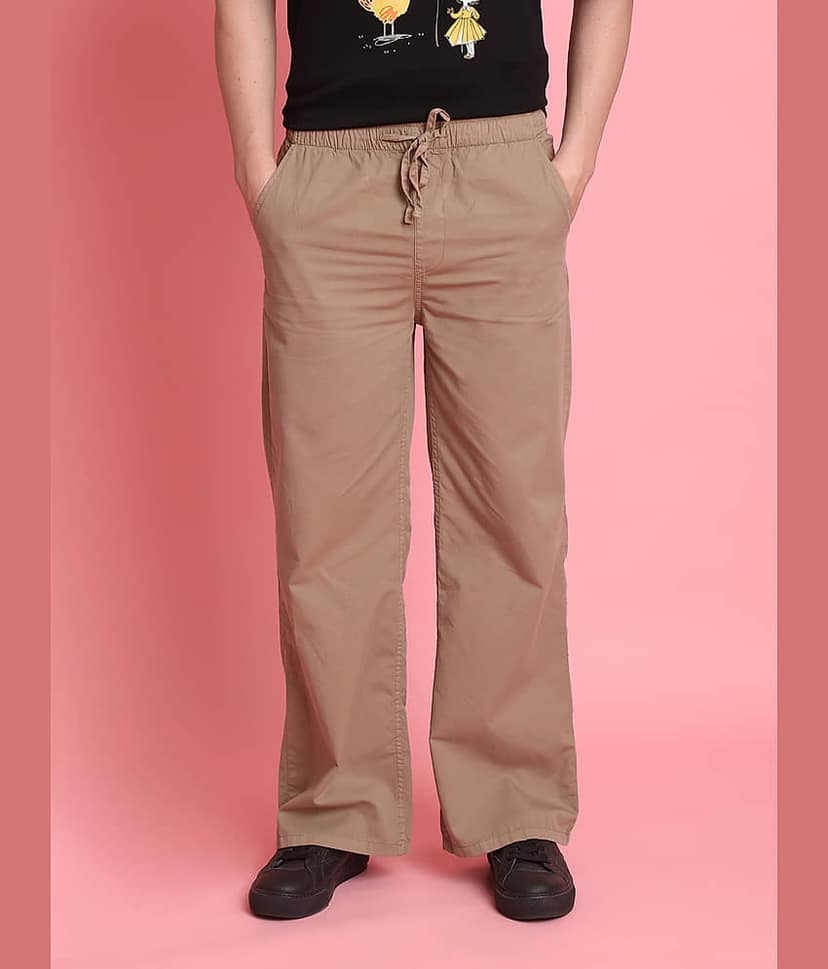 Bene Kleed Regular Men's Chinos - Grey ( Pack of 1 ) view 2