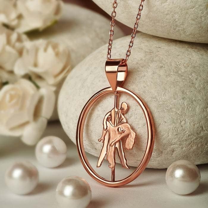 Rose Gold Salsas Pendant with Chain (Limited Edition) view 3