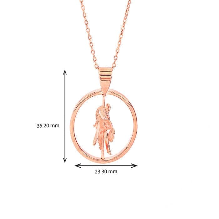 Rose Gold Salsas Pendant with Chain (Limited Edition) view 4