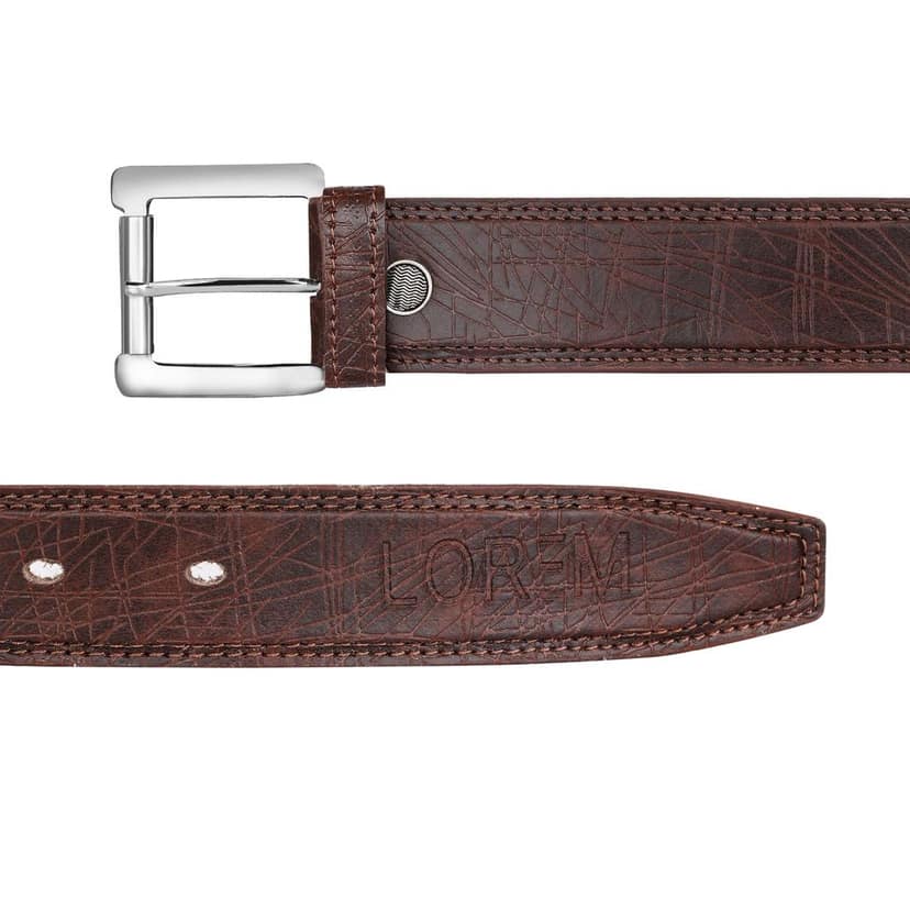 Brown Formal/casual PU Leather Belt For Men BT05-BKL06 view 3