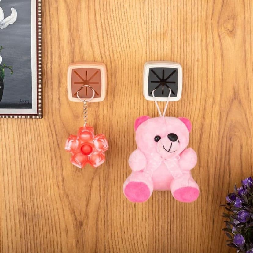 4 Pc Towel Holder – Easy Wall Mount for Bathroom & Kitchen Towel Hanging. view 7