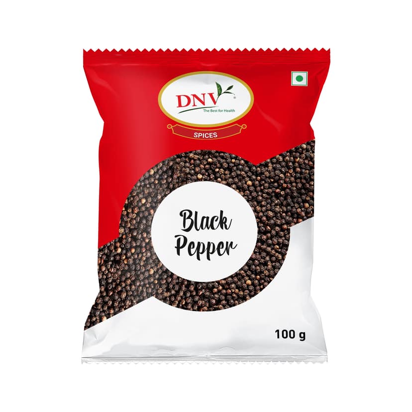 DNV Foods Black Pepper, 100 gm