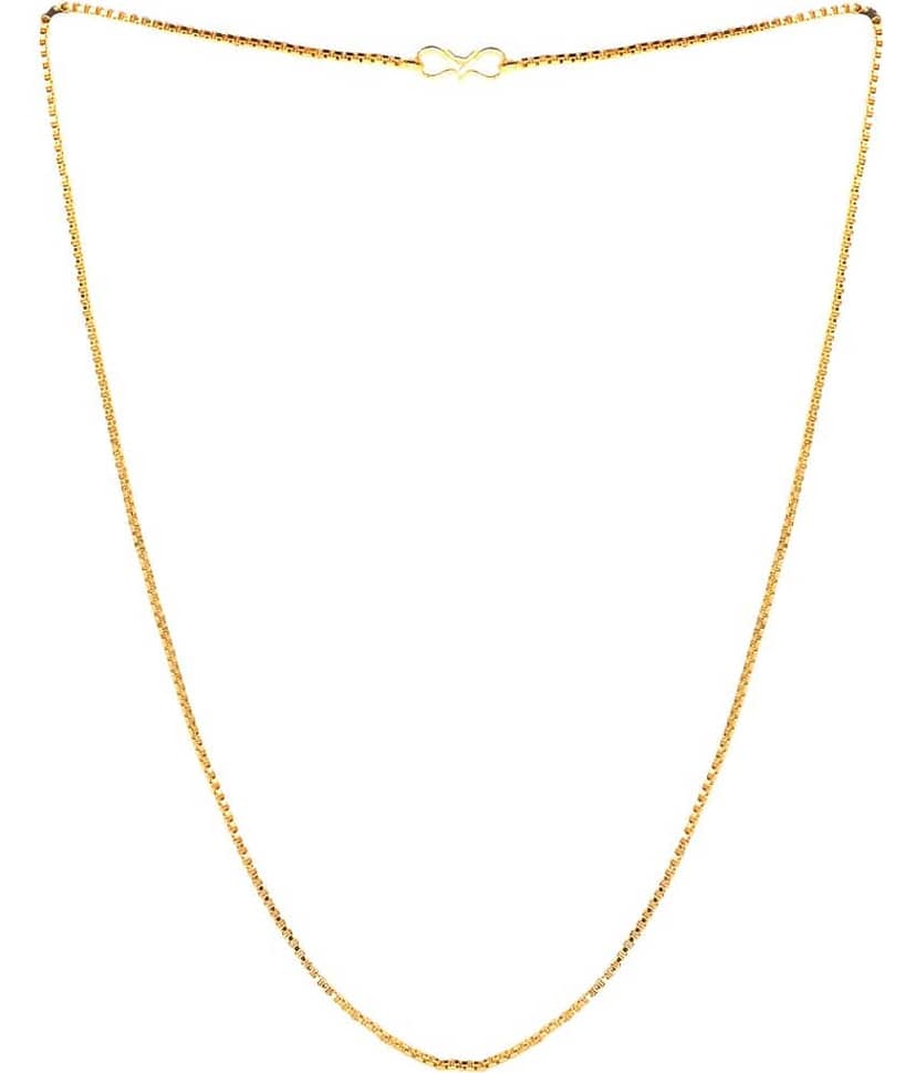 SHANKH-KRIVA Gold Plated Chain ( Set of 1 )