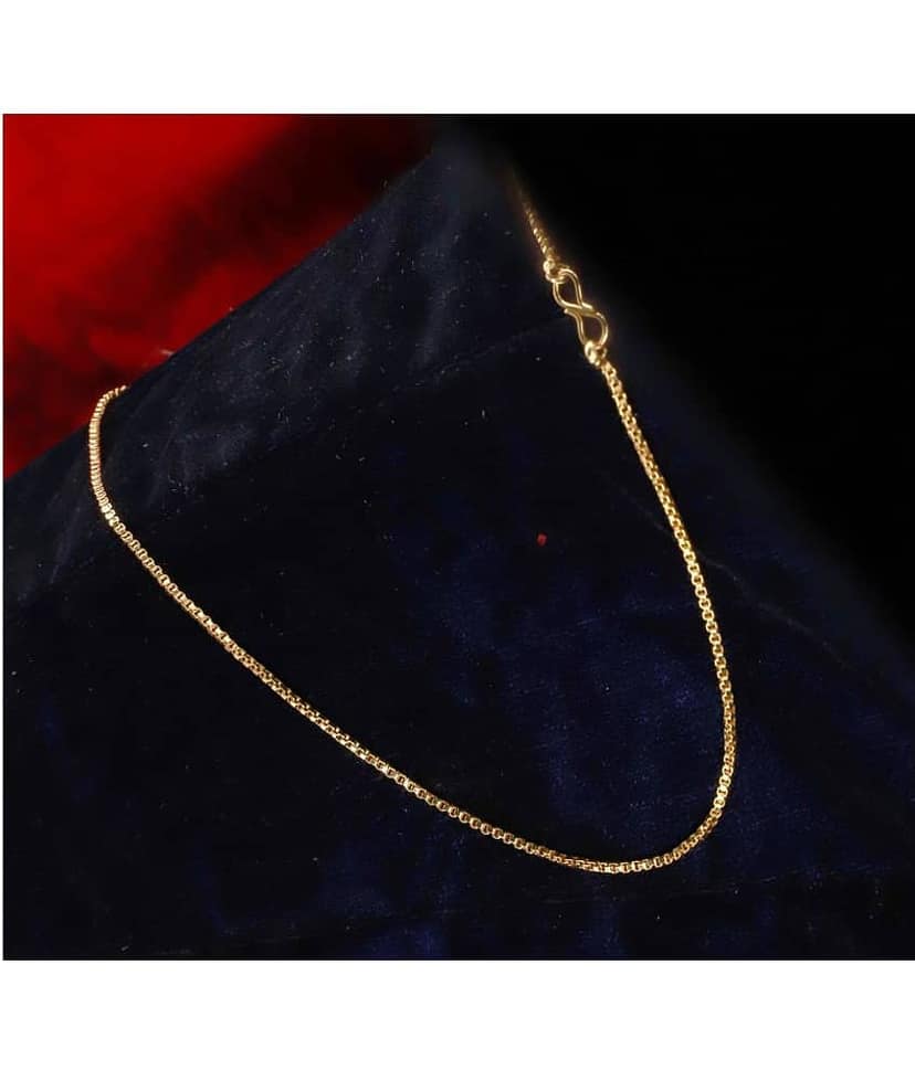 SHANKH-KRIVA Gold Plated Chain ( Set of 1 ) view 2