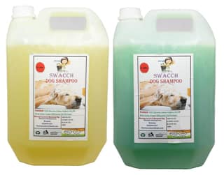 Swacch Dog Shampoo (5 Litre) (Combo Pack of 2) Lemon & Neem Alovera