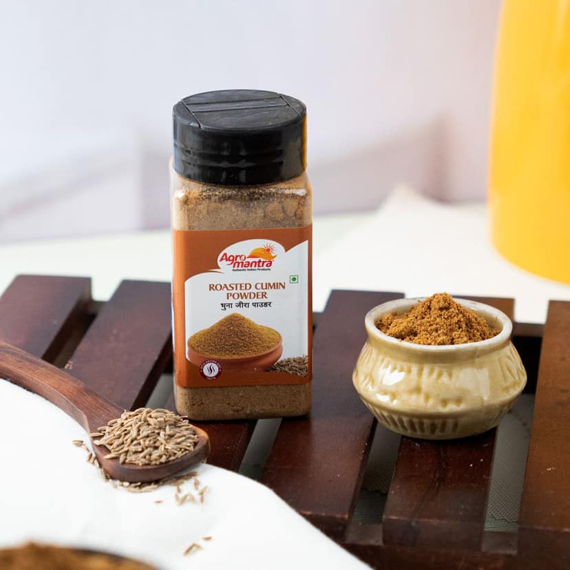 Agro Mantra Roasted Cumin Powder 100g | Authentic Indian Flavor | Sourced from Gujarat | Aromatic & Smoky Spice | Ideal for Curries, Dals & Stir-Fries | Vegetarian Spice view 4