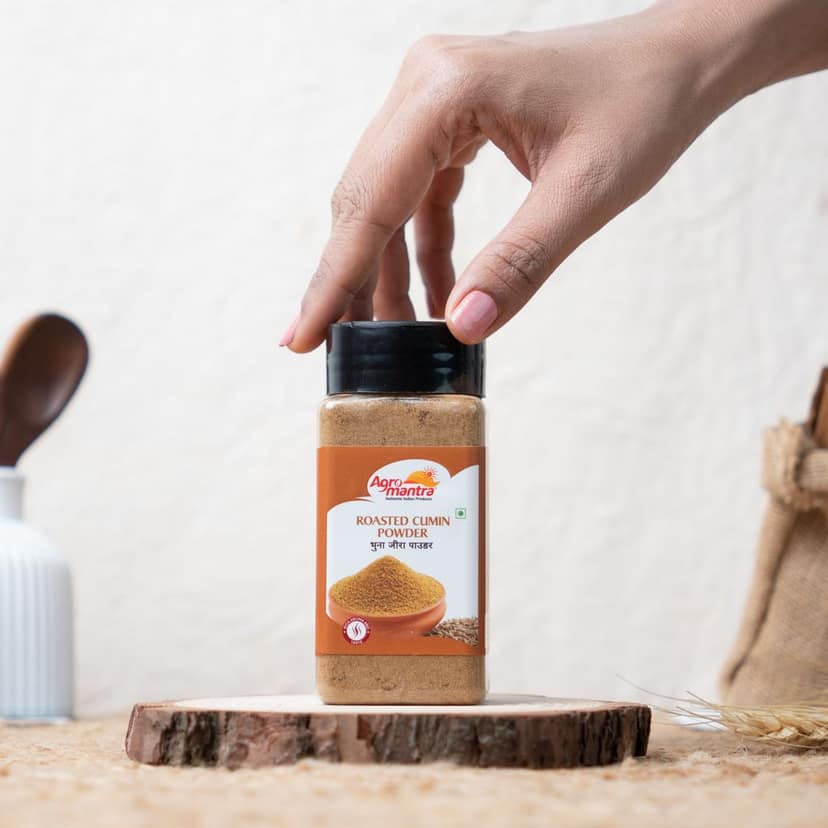 Agro Mantra Roasted Cumin Powder 100g | Authentic Indian Flavor | Sourced from Gujarat | Aromatic & Smoky Spice | Ideal for Curries, Dals & Stir-Fries | Vegetarian Spice view 5
