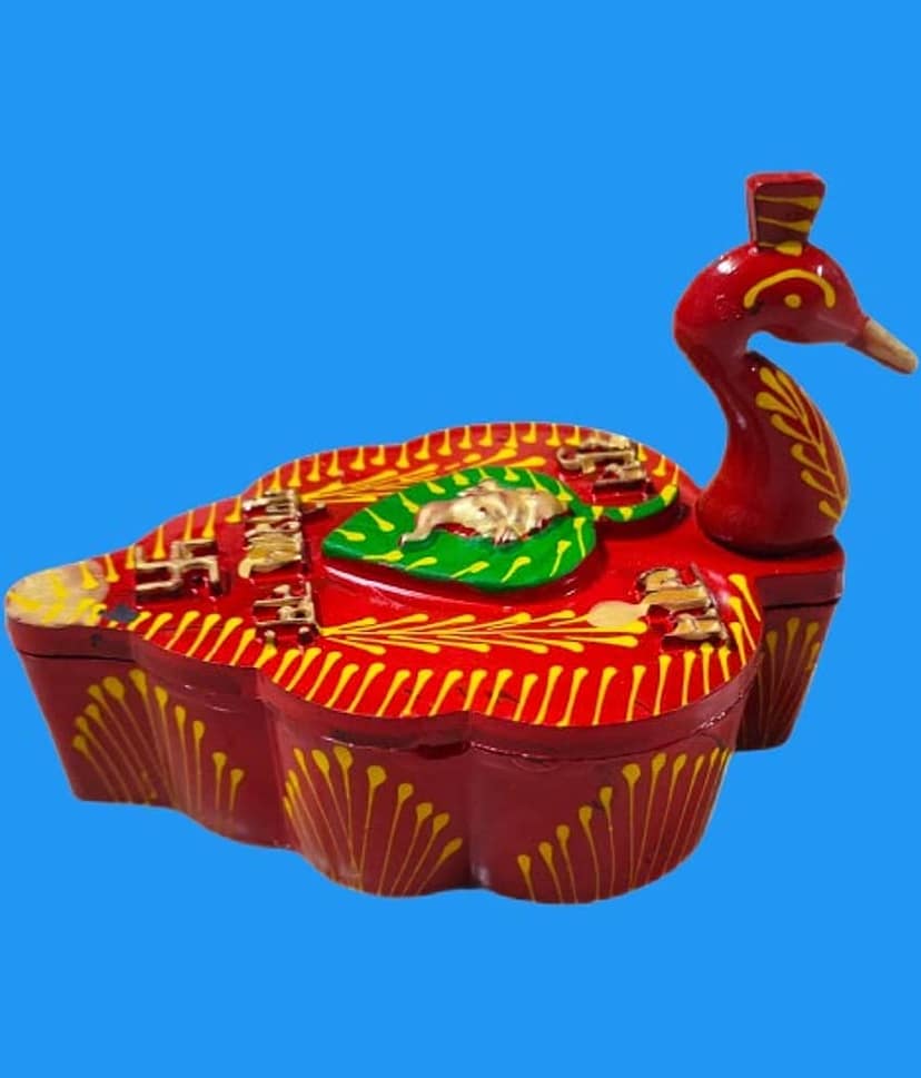 Jignisha Fashion Multipurpose Box for Haldi KumKum , Dani, Sindoor, Shagun Tikka