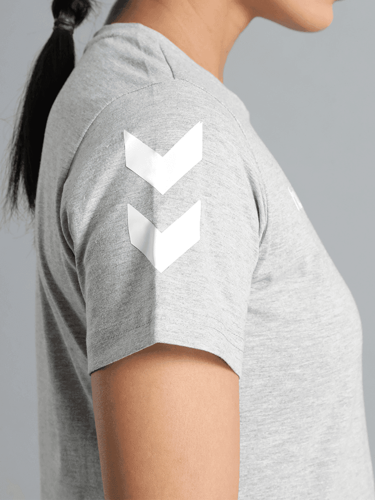 Go Cotton Round Neck Cotton Rich Half Sleeve Solid Regular fit Cottonpoly T-shirt for Women Comfortable soft Breathable Fabric Stretchable for Everyday Use Ideal for Casualwear view 5
