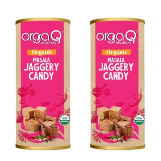 OrgaQ Organicky Organic Masala Jaggery Candy