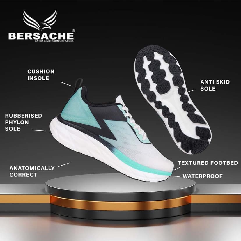 Bersache Premium Sports ,walking,Gym,cricket, Trending Running Shoes For Men's view 5