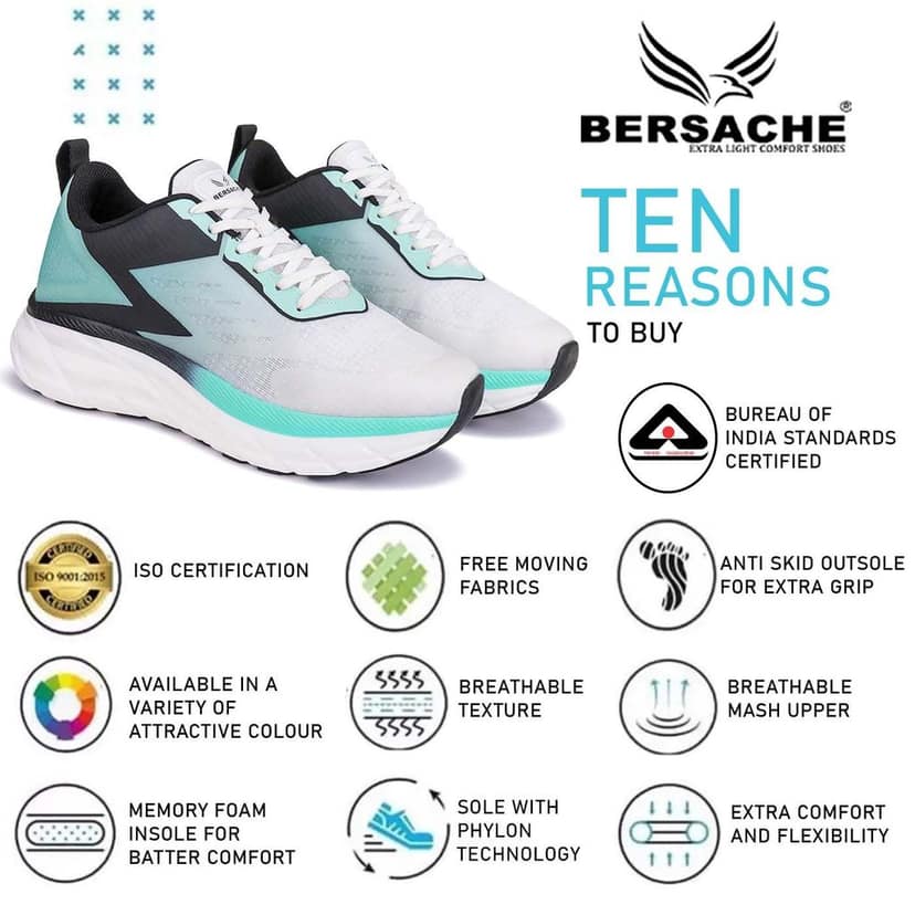 Bersache Premium Sports ,walking,Gym,cricket, Trending Running Shoes For Men's view 7