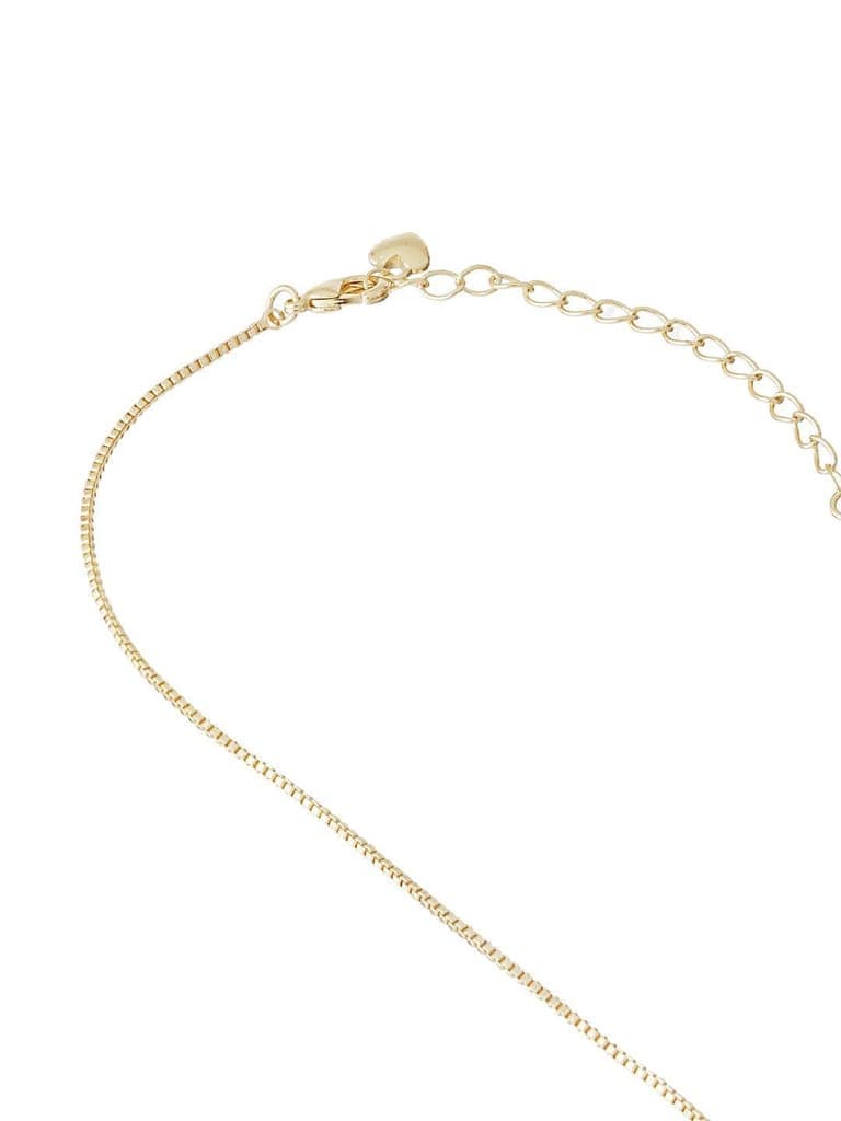 Anti-Tarnish Gold Plated Droplet Of Joy Locket Chain Necklace view 4