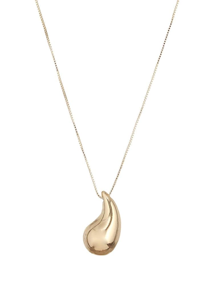 Anti-Tarnish Gold Plated Droplet Of Joy Locket Chain Necklace view 5