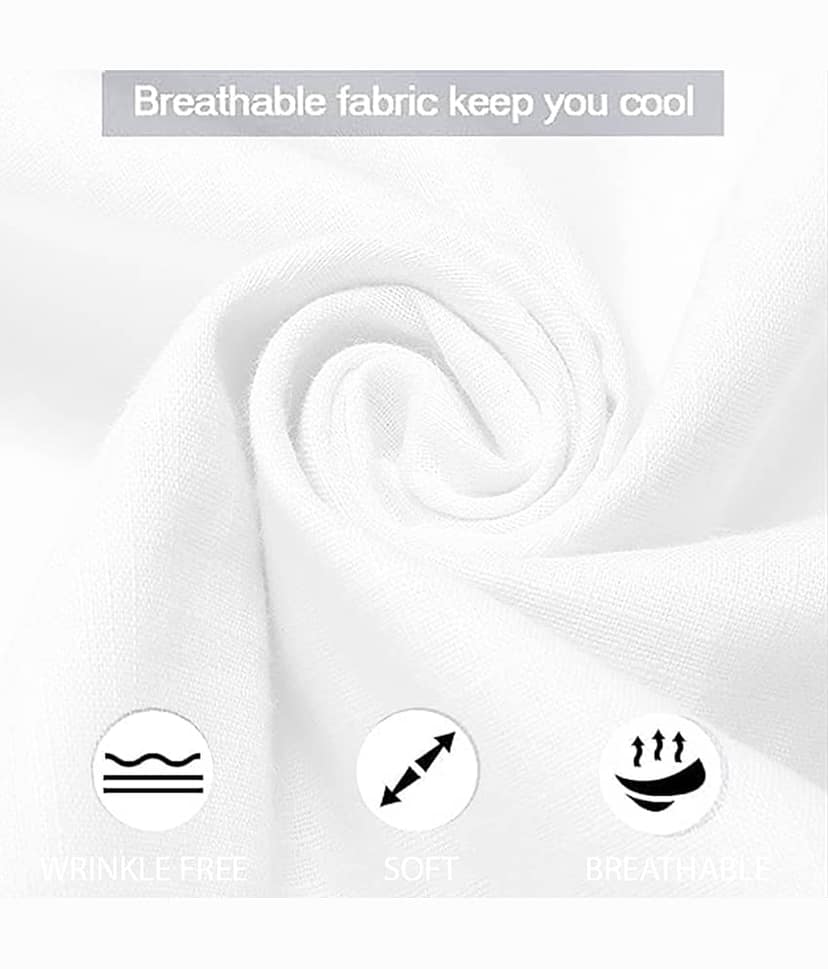 Vida Loca White Cotton Blend Men's Shirt Style Kurta ( Pack of 1 ) view 2