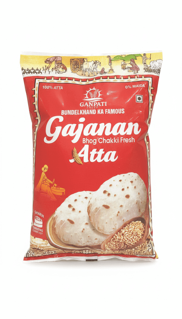 Ganpati Gajanan Bhog Chakki Fresh Atta