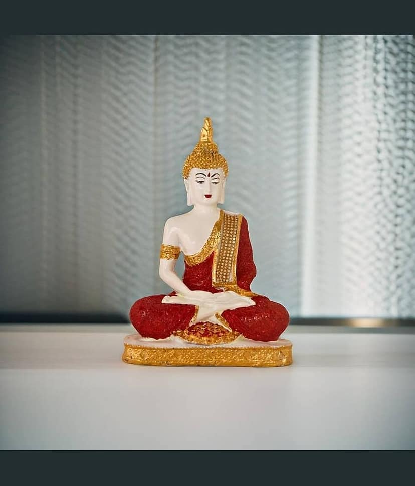 BECKON VENTURE Samadhi Buddha Showpiece 24.5 cm - Pack of 1