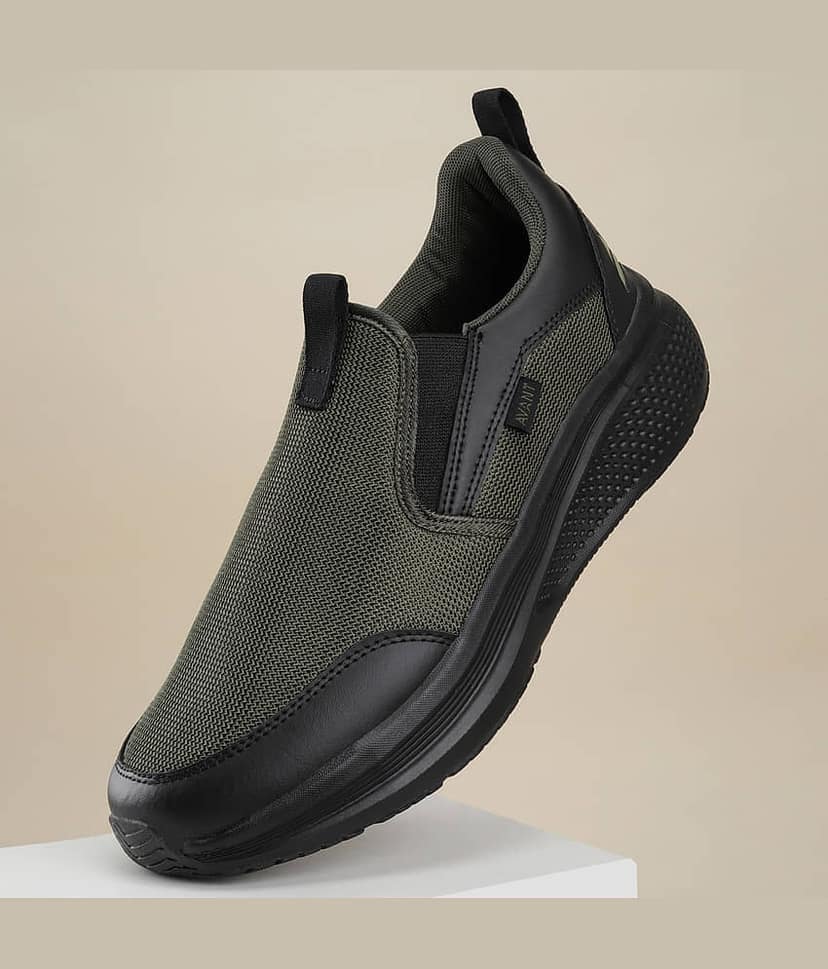 Avant PaceWalk Olive Men's Sports Running Shoes