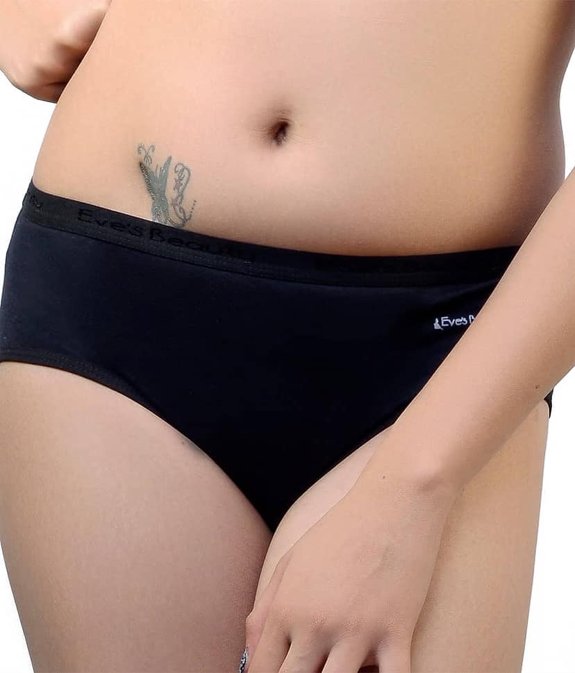 Eve's Beauty Pack of 3 Cotton Women's Briefs ( Multi Color ) view 2