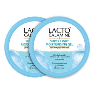 Lacto Calamine Super Light Moisturizer | 150g x 2 | Moisturizer for Face Oily Skin Solution with 2% Niacinamide | Face Moisturiser with 3X Instant Hydration | Hydration without the Oily Skin Feel Lacto Calamine Super Light Moisturizer | 150g x 2 | Moistu