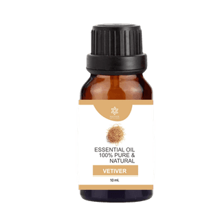 EARTHEN | Vetiver Essential Oil | Steam Distilled | Pure | Ground | Balance | Restore